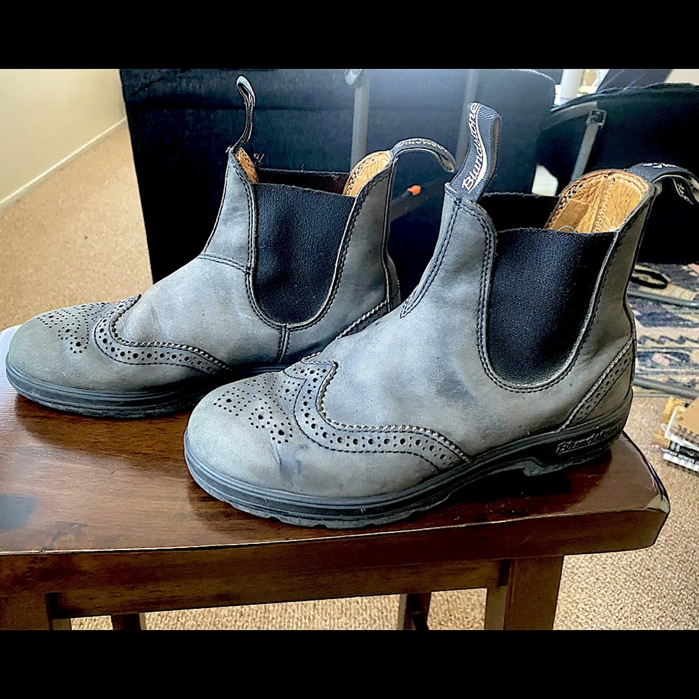 Used Blundstone 1472 Rustic Black Boots 6.5